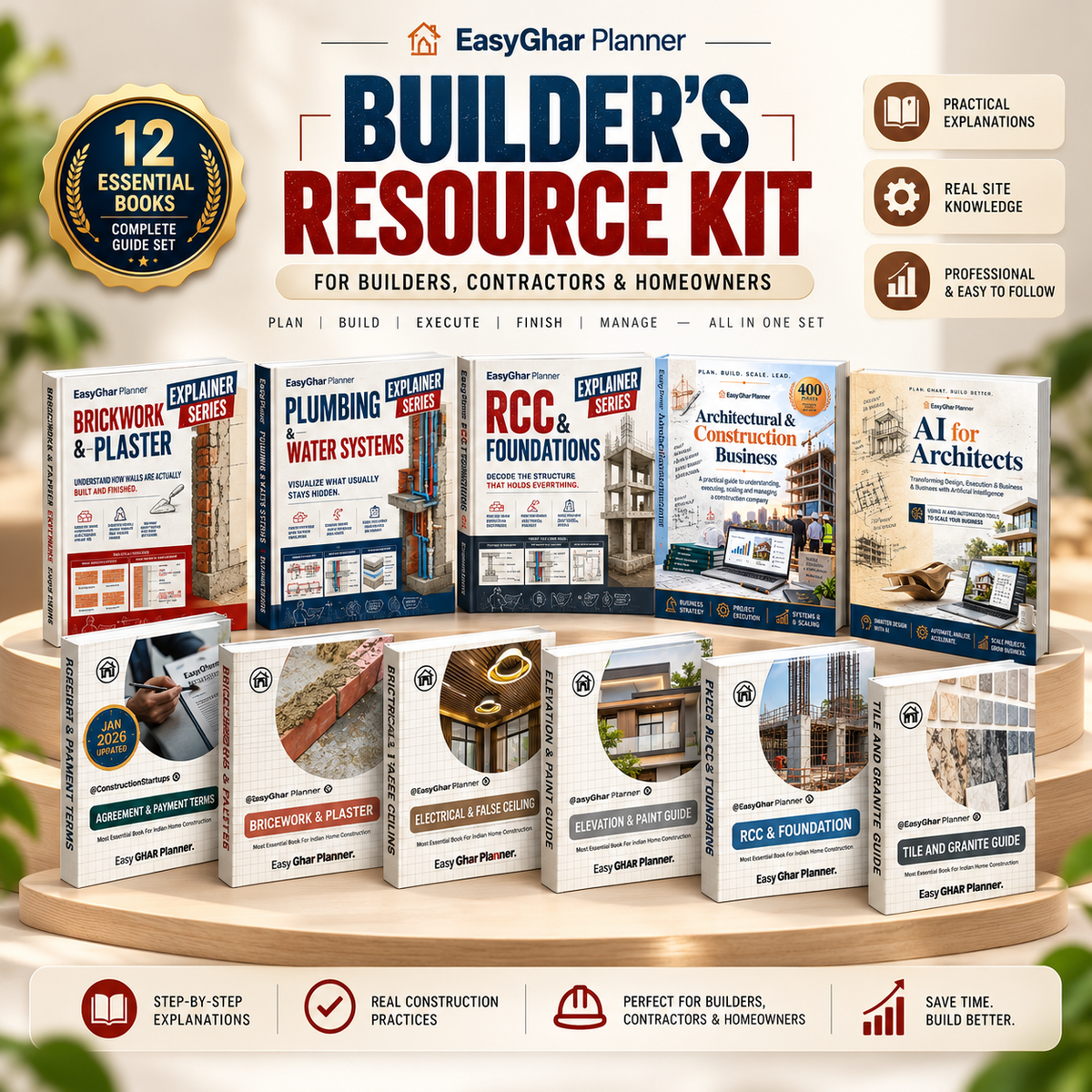 Builder's Resources Kit (Printed) -12 Books