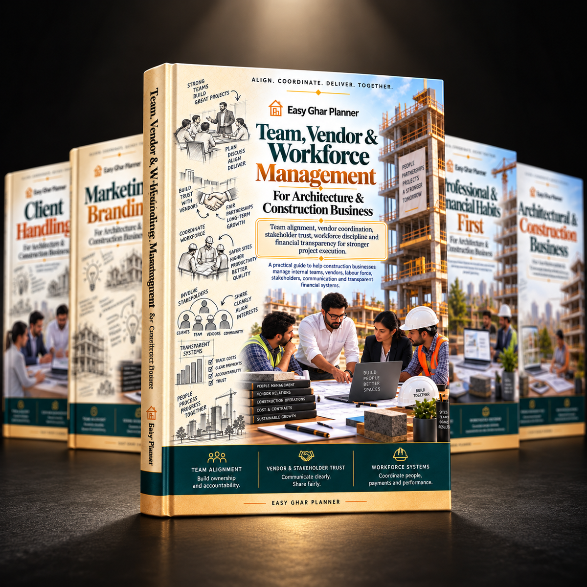 Construction Business -5 Book Printed( For Engineer , Architect, Interior Designer & Construction Professionals )